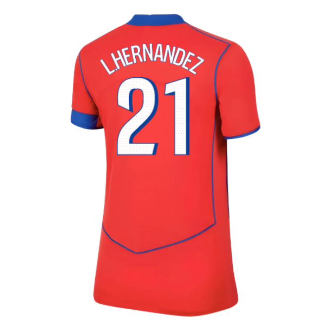 2025-2026 PSG Third Shirt (Womens) (L.Hernandez 21)-Vantage Point Soccer